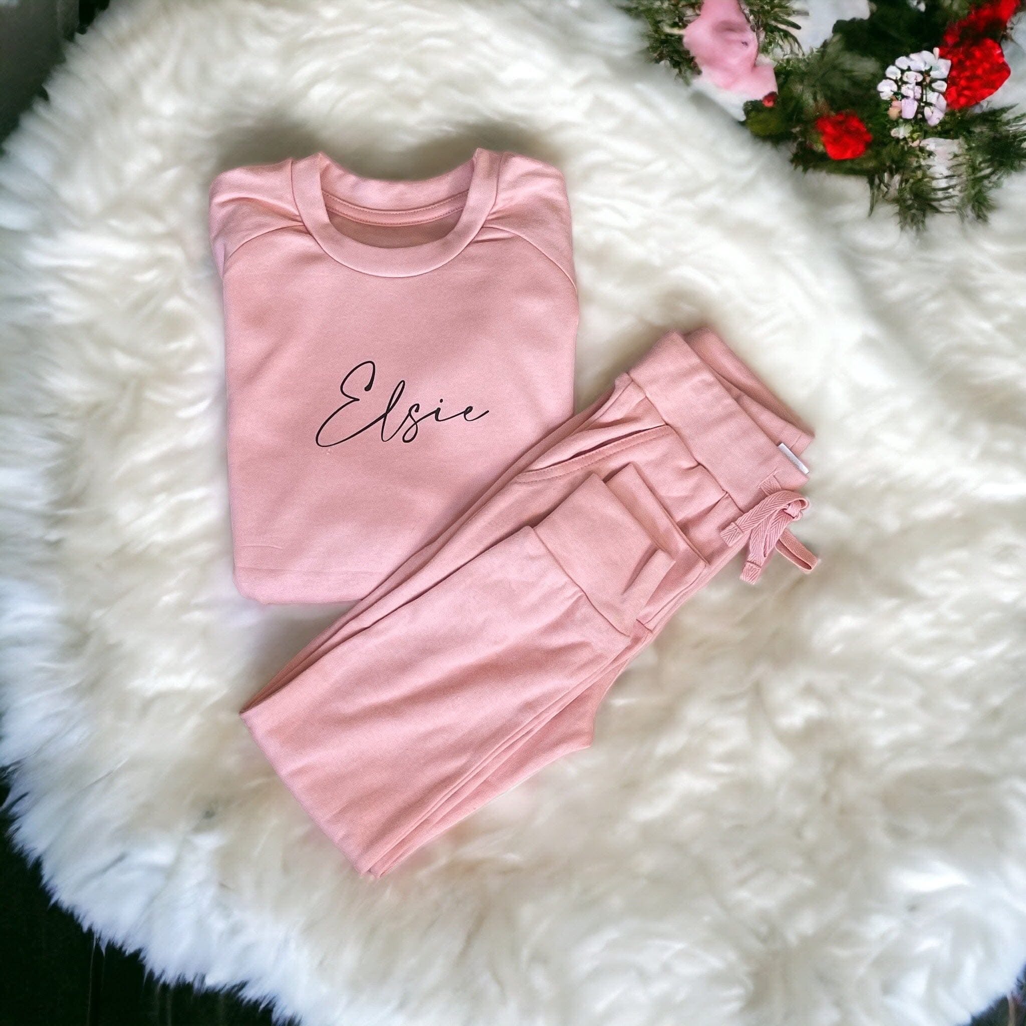 DUSKY PINK PERSONALISED LOUNGESET