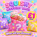 £1 SQUISHY BAG. - ONE SQUISHY INCLUDED