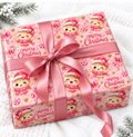PINK DUMPLING WRAPPING PAPER 5x ROLLS