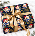 NAVY DUMPLING WRAPPING PAPER X5 ROLLS