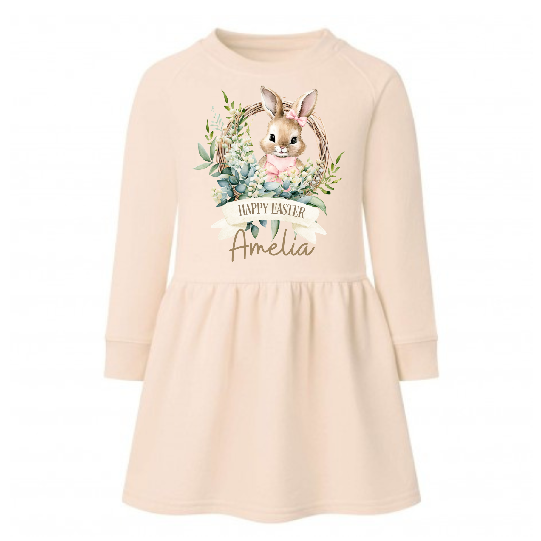 PERSONALISED EASTER JUMPER DRESS