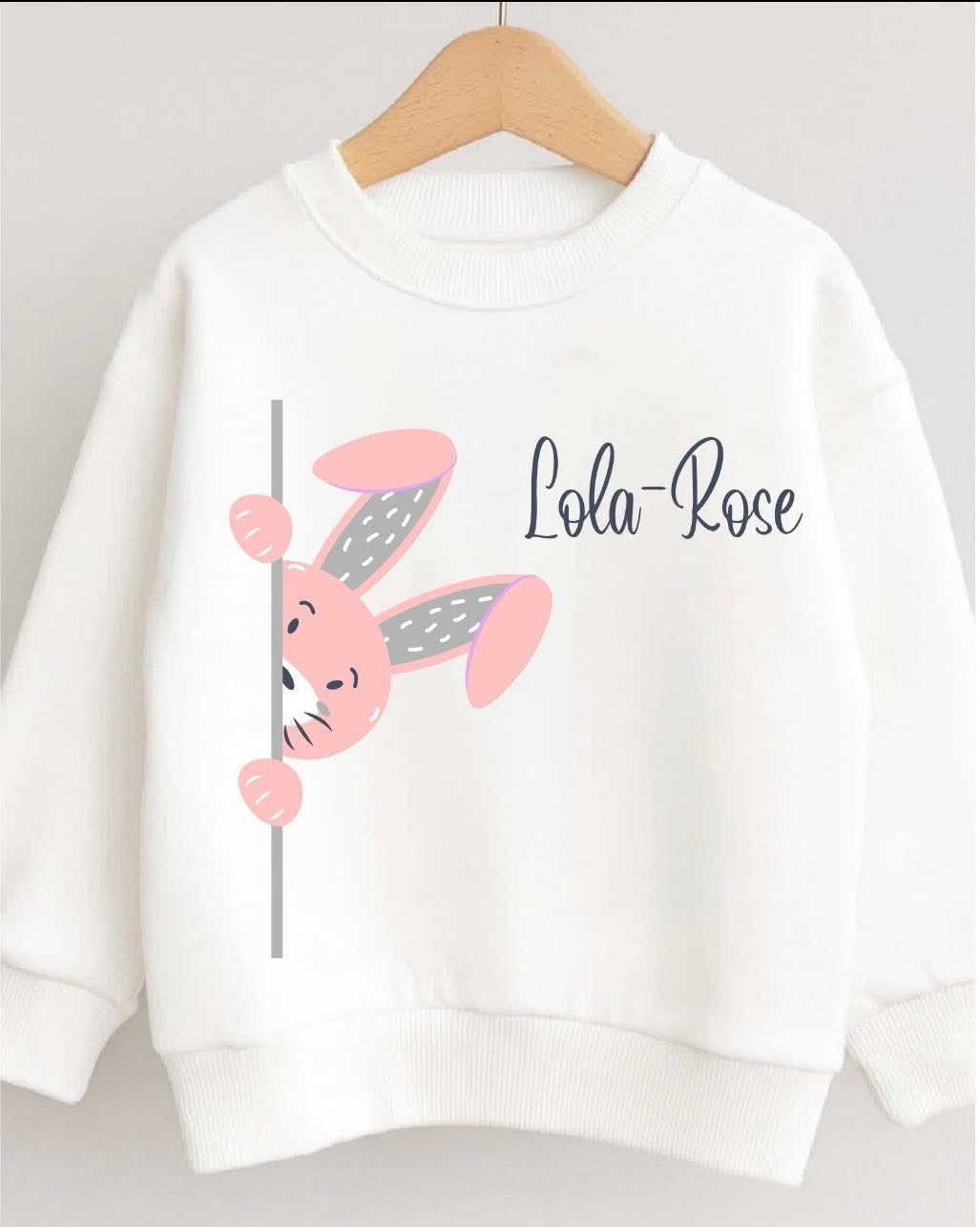 LITTLE RABBIT PERSONALISED JUMPER