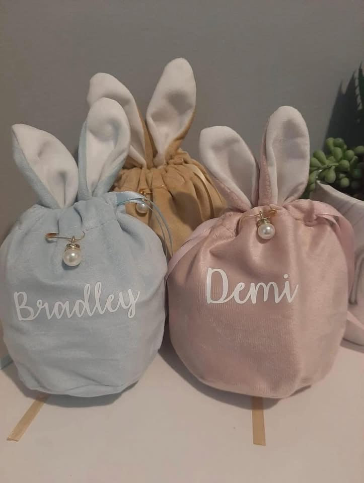 FILLED PERSONALISED BUNNY BAG