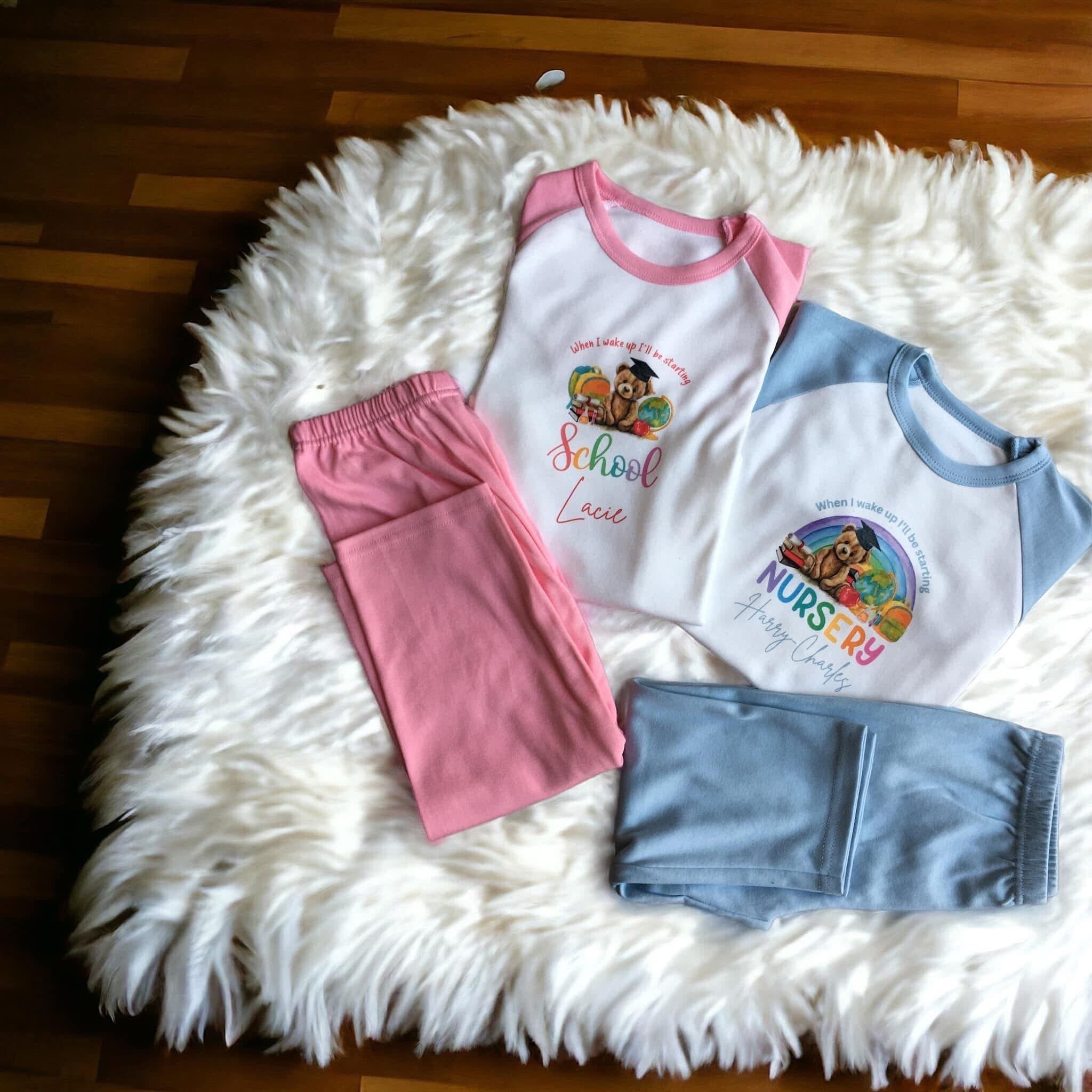 WHEN I WAKE UP I WILL BE STARTING PERSONALISED PYJAMAS