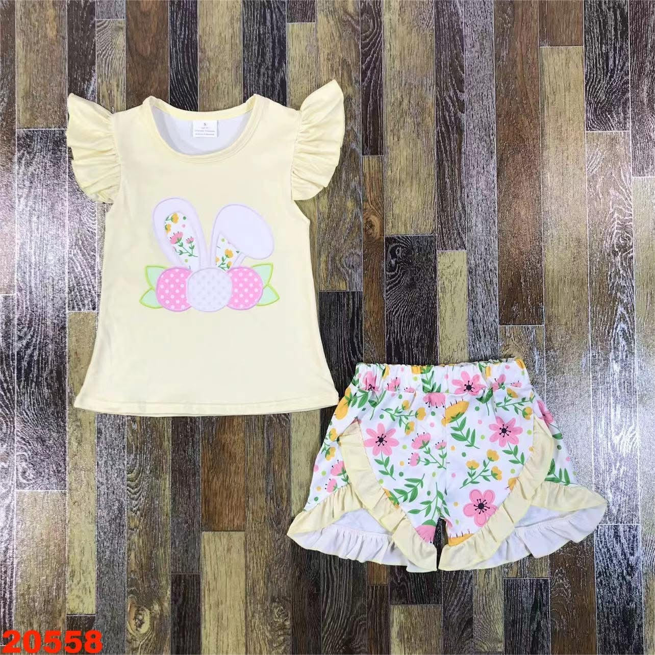 LITTLE BUNNY SHORTS SET