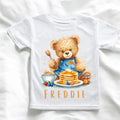 PANCAKE BEAR PERSONALISED T SHIRT
