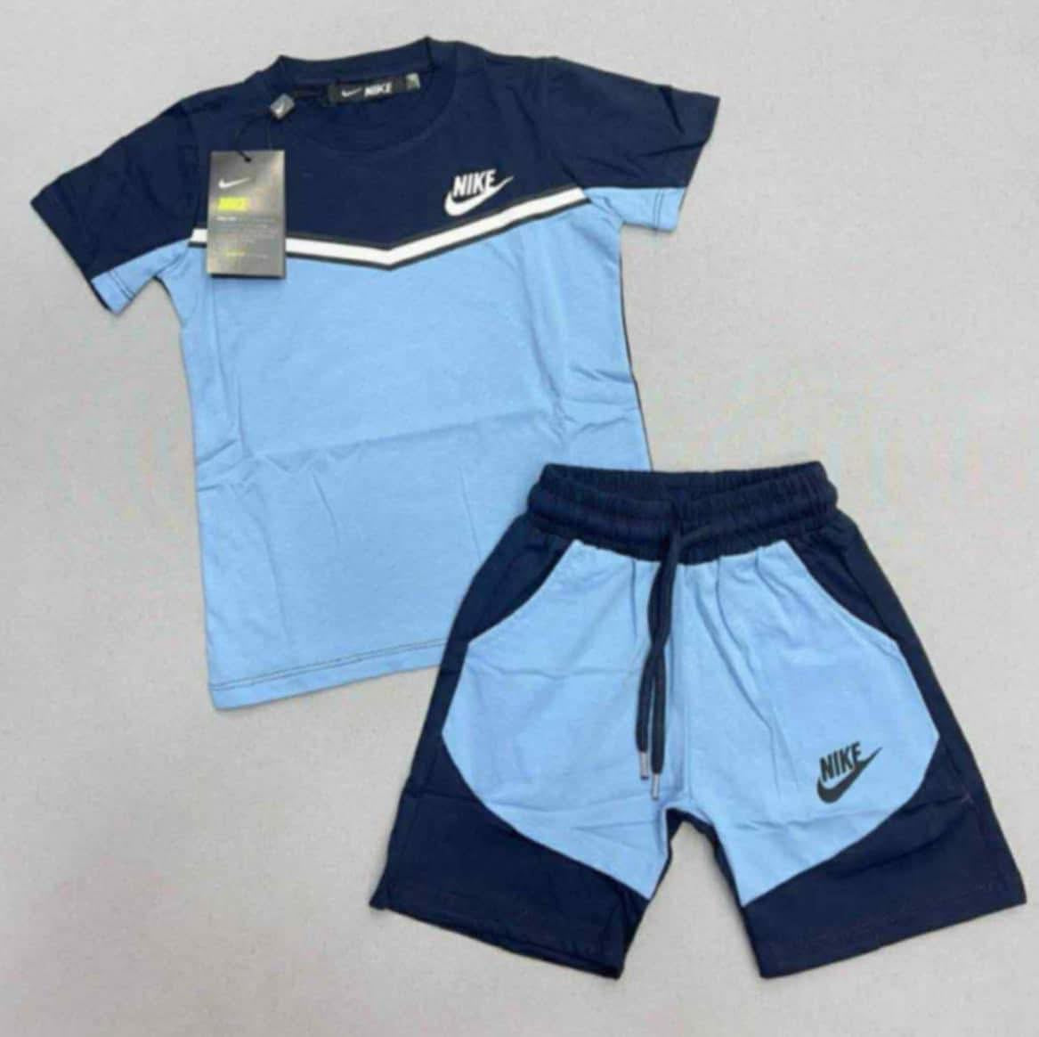 TWO TONE SHORTS SET