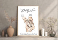 FATHERS DAY FIST FAMILY PRINT