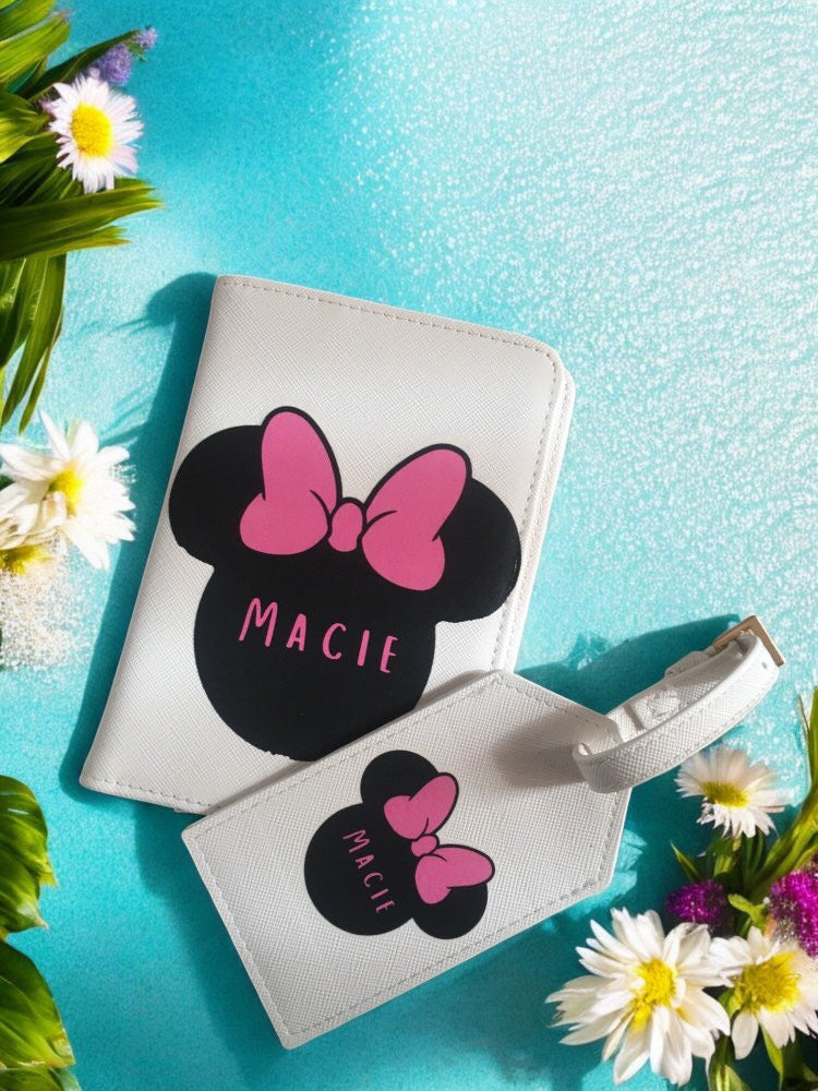 CUSTOM PASSPORT COVER AND LUGGAGE TAG