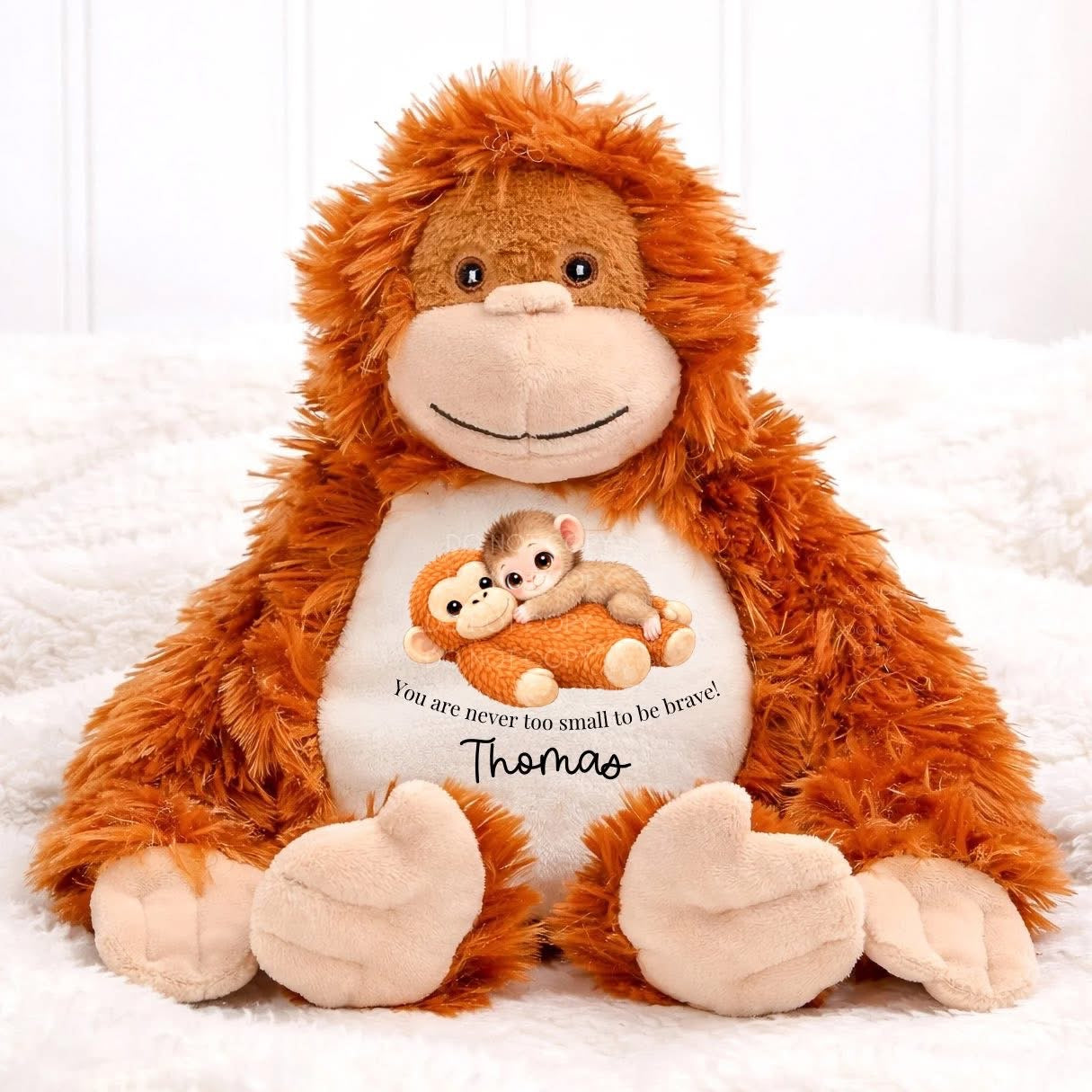 PERSONALISED ORANGUTANG PLUSH TOY
