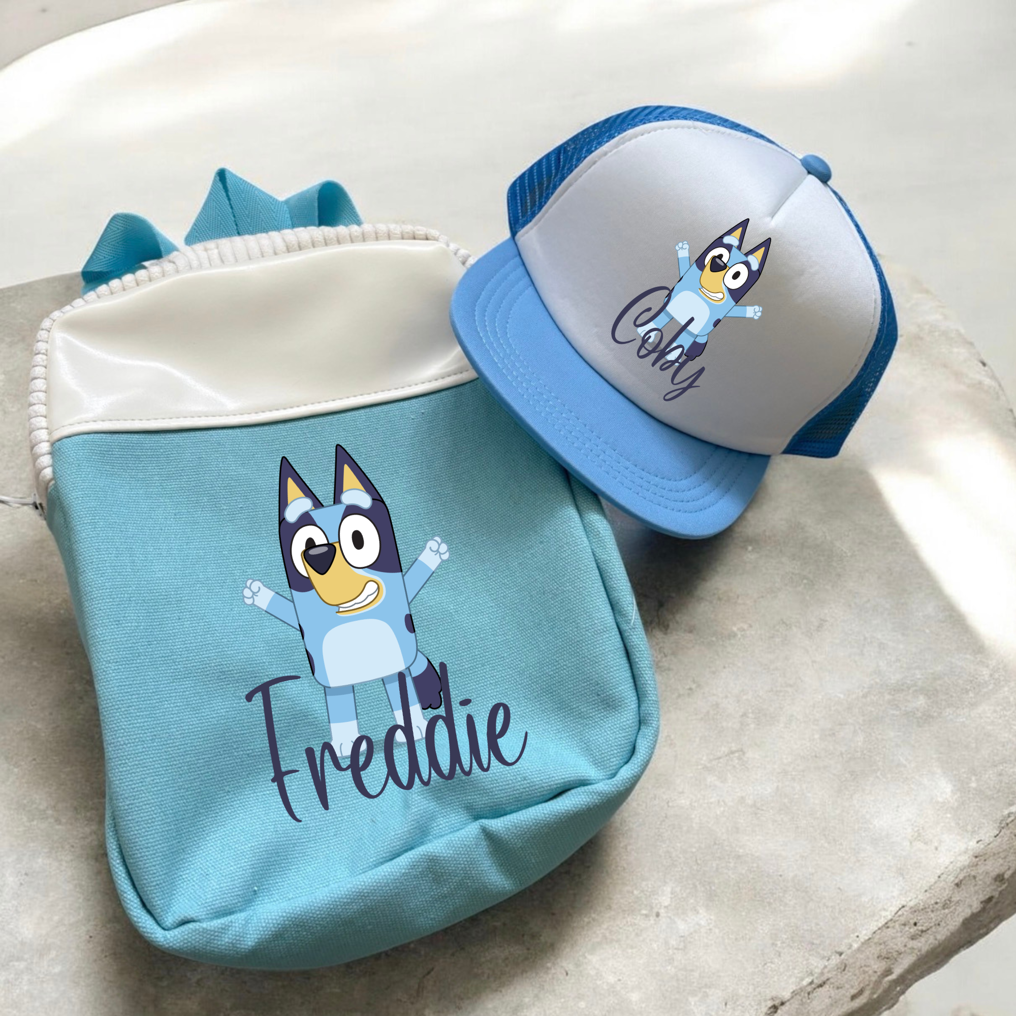 CUSTOM PERSONALISED HAT & BAG BUNDLE