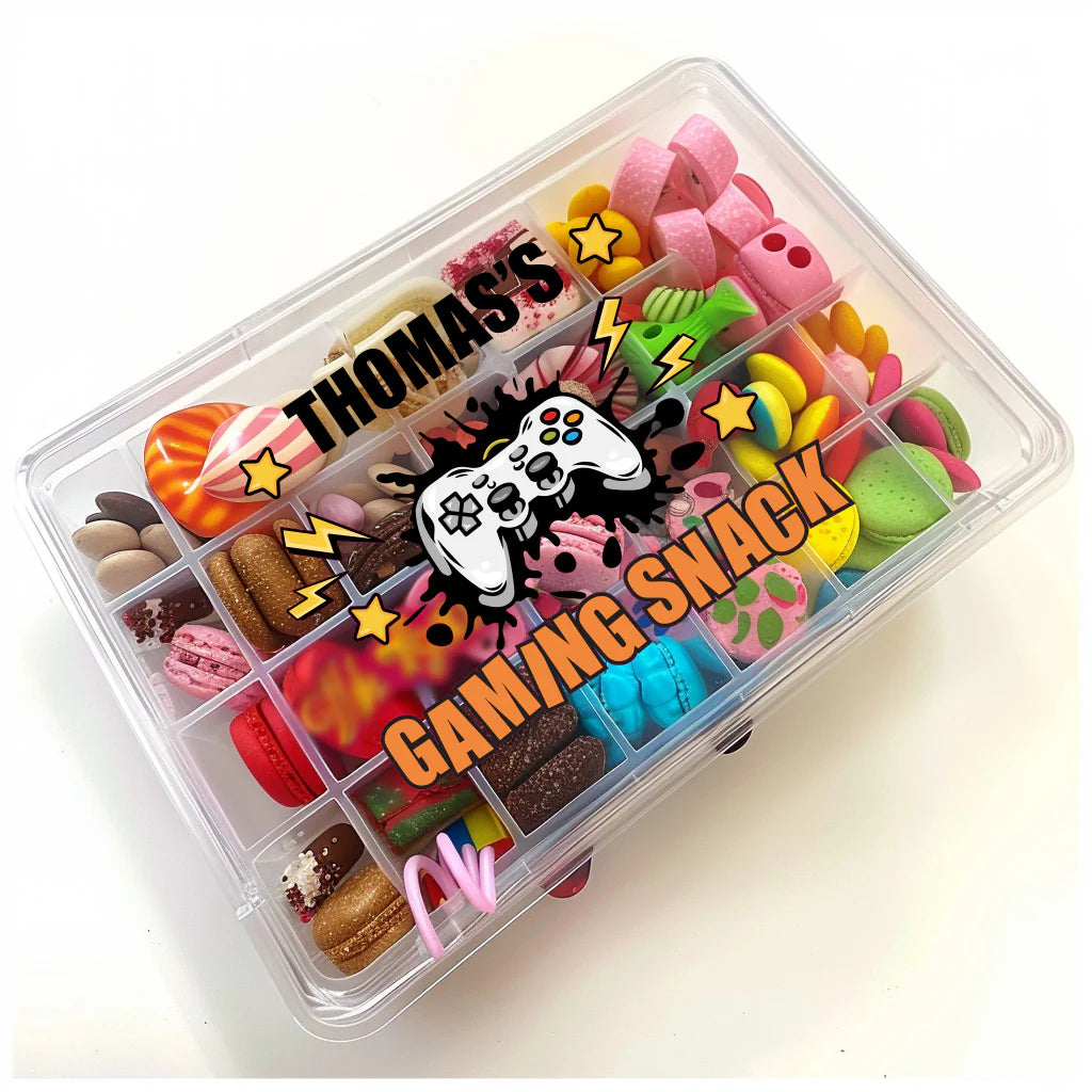 PERSONALISED GAMING SNACK BOX