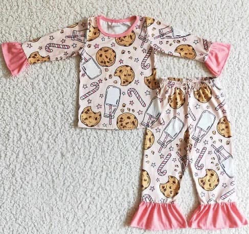 BOY/GIRL MATCHING COOKIE PJS (please read description before ordering)