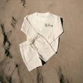 PERSONALISED OVERSIZED SWEATSHIRT AND SHORTS SET - OAT
