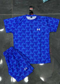 DARK BLUE KIDS SHORTS SET