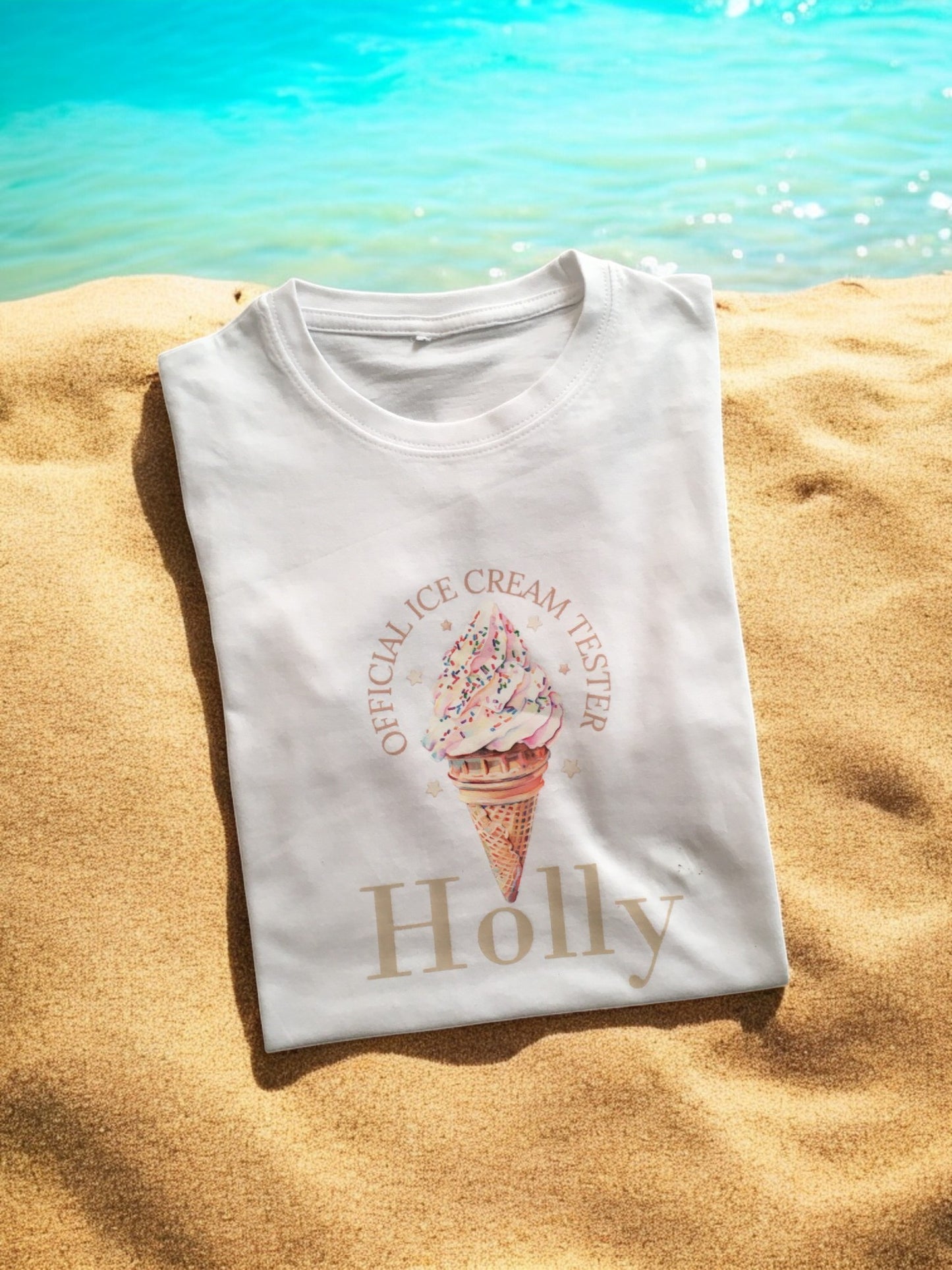 Personalised Ice-cream Tester T-Shirt