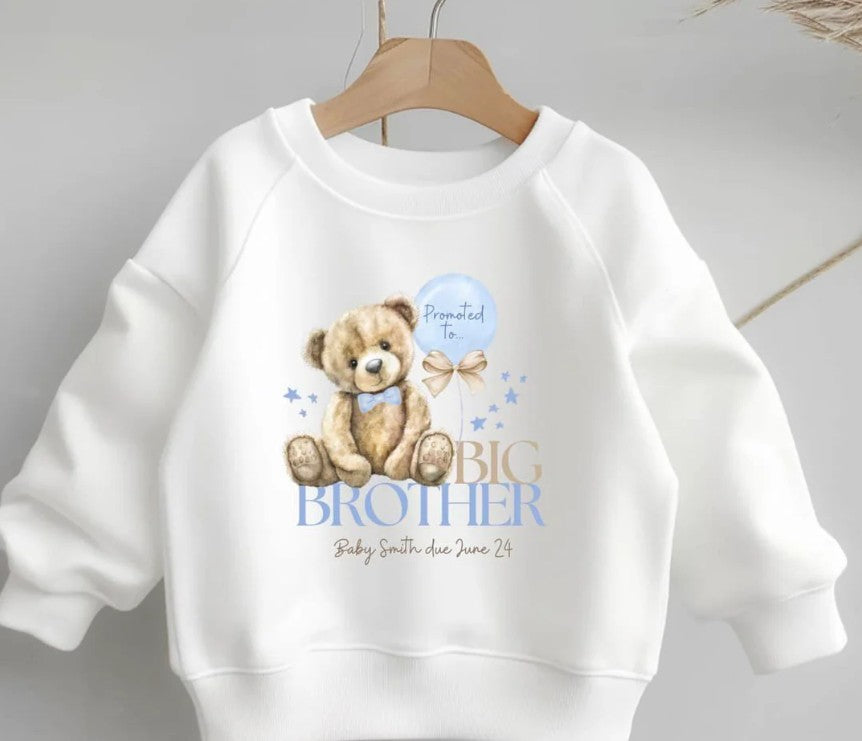 PROMOTED TO BIG BROTHER/BIG SISTER SWEATSHIRT