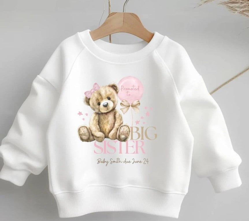 PROMOTED TO BIG BROTHER/BIG SISTER SWEATSHIRT