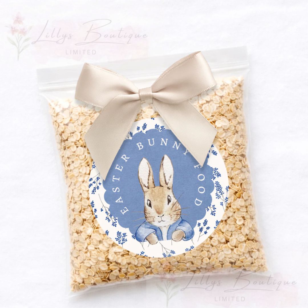 EASTER BUNNY FOOD - BLUE