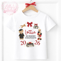 NURSERY GRADUATION PERSONALISED WREATH T SHIRT